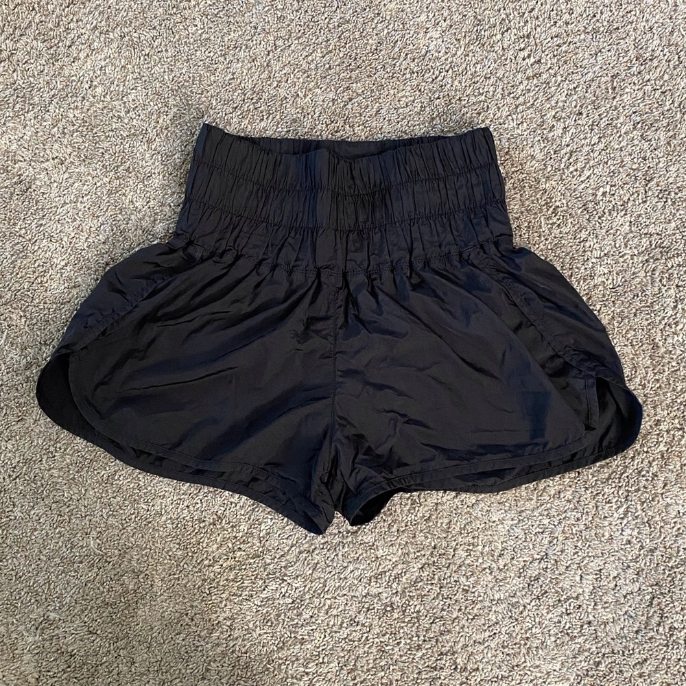 Black Super High Waisted Shorts